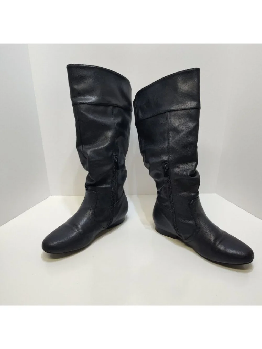 Dream Pairs Knee-High Boots Secret Compartment Size 7 Faux Leather Soft Interior
